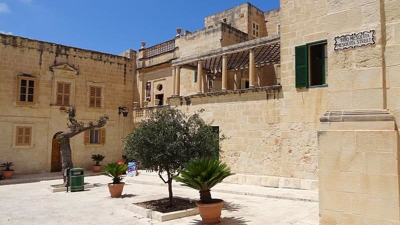 Mesquita-Platz in Mdina, Malta
