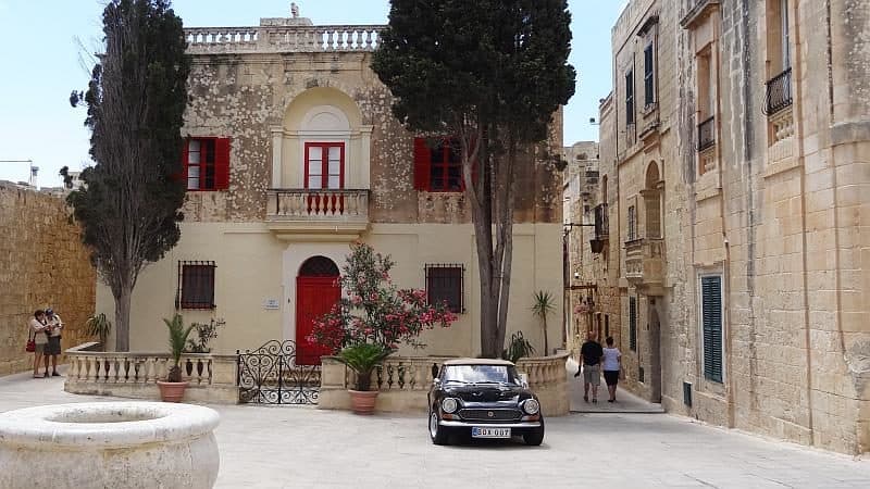 Platz in Mdina, Malta