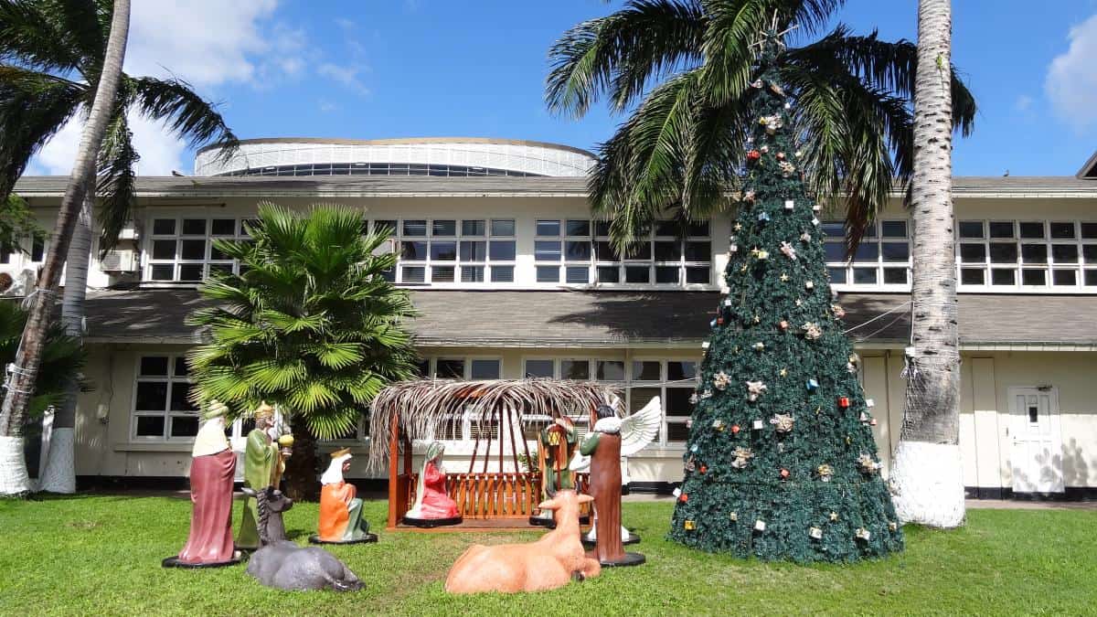 Weihnachtsdekoration, Oranjestad, Aruba