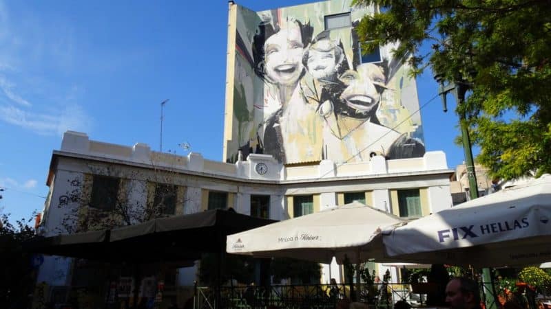 Murals in Psirrí, Athen