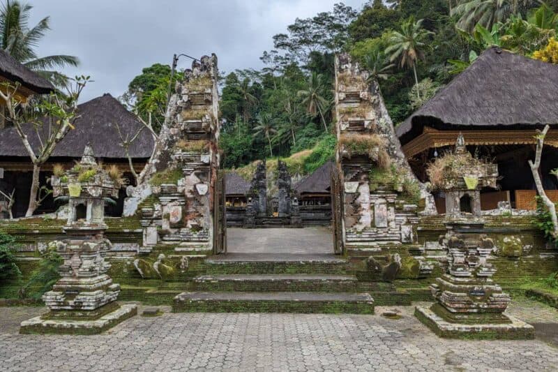 Eingangstor des Tempels Pura Puncak in Gunung Kawi
